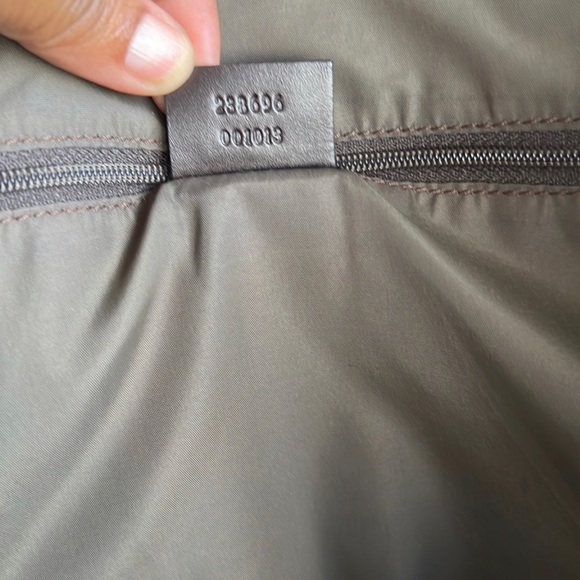 Gucci Guccissima Leather Metallic Chocolate Brown Tote Bag - Picture 11 of 16